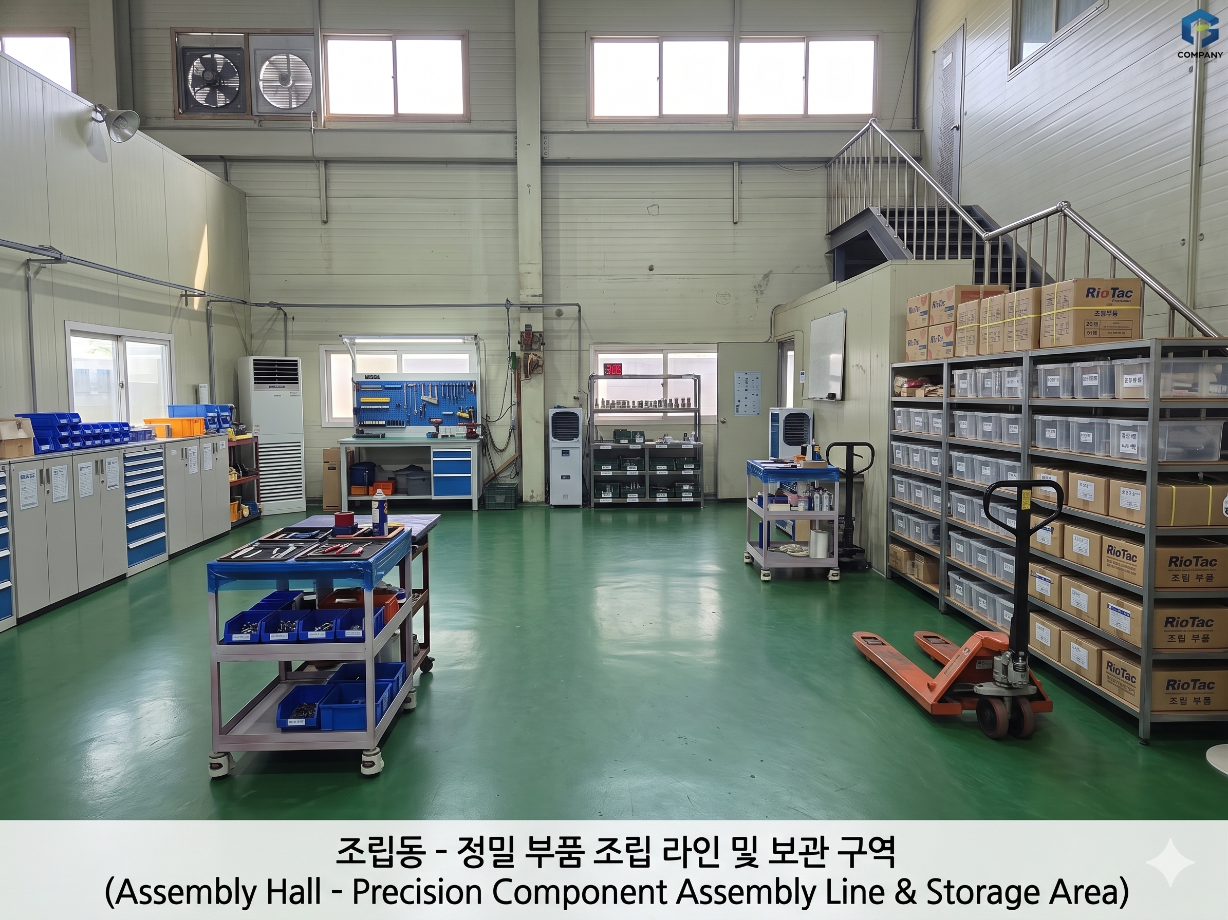 솔루원텍 공장 내부